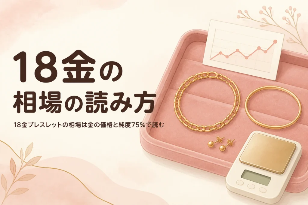 18金ブレスレットの相場の読み方のアイキャッチ